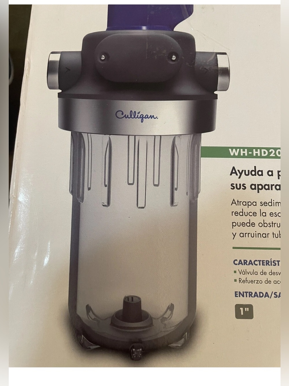 Culligan 100PSI Whole House Water Filtration System WH-HD200-C NEW